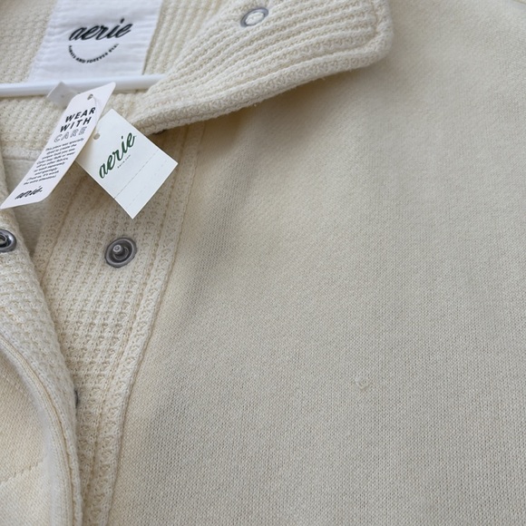 NWT Aerie Getaway Quarter Snap Sweatshirt - Picture 7 of 7